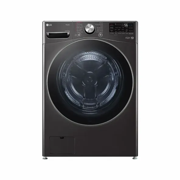 Lavadora/Secadora LG Carga Frontal 22 Kilos WD22BV2S6BR Negra